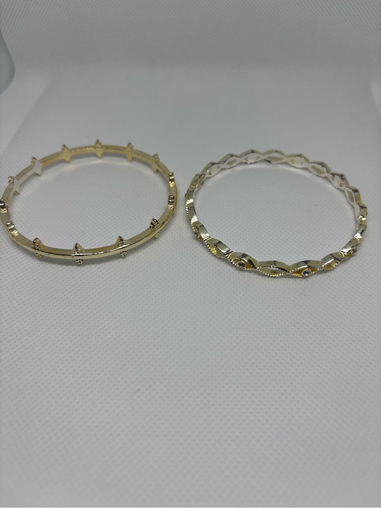 Anne Klein Jewelry - Anne Klein Gold-Tone Spiked and Twisted Bangle Set